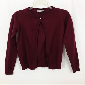 Maroon Cardigan
